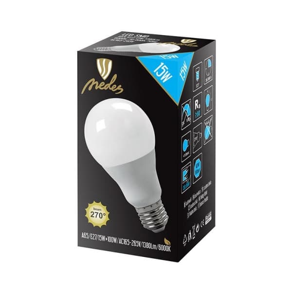 Nedes ZLS505 LED A65, E27, 15W, studená bílá - náhled 2