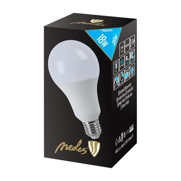 Nedes ZLS507 LED E27, A80, 18W, studená bílá - náhled 3