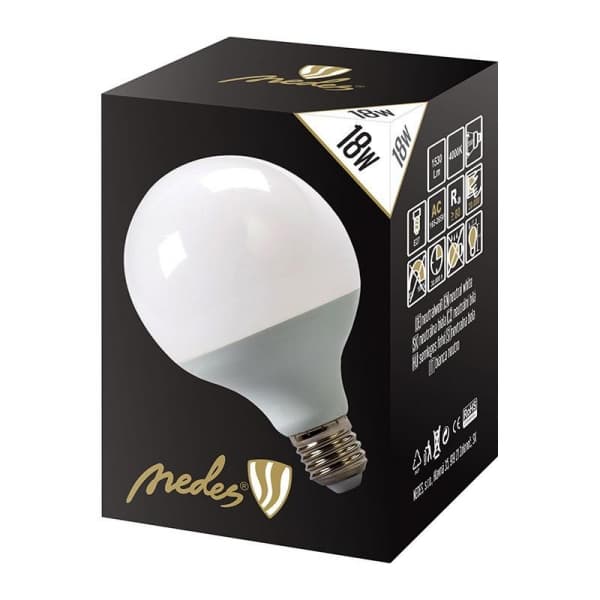 Nedes ZLS922 LED E27, G95, 18W, denní bílá - náhled 3