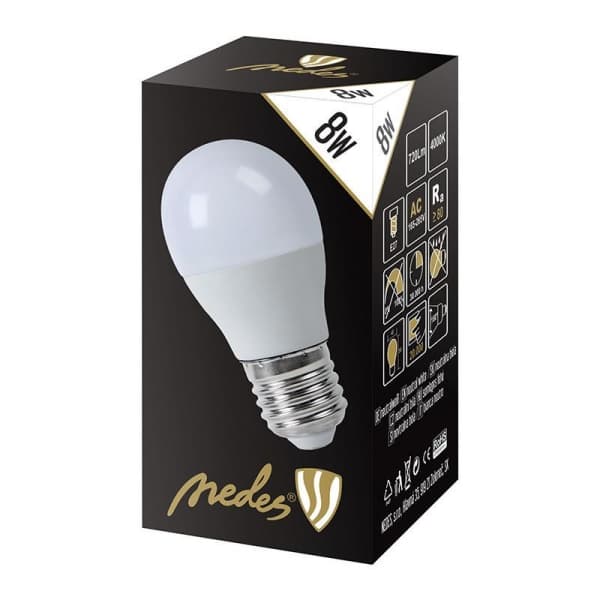Nedes ZLS829 LED E27, G45, 5W, denní bílá - náhled 3