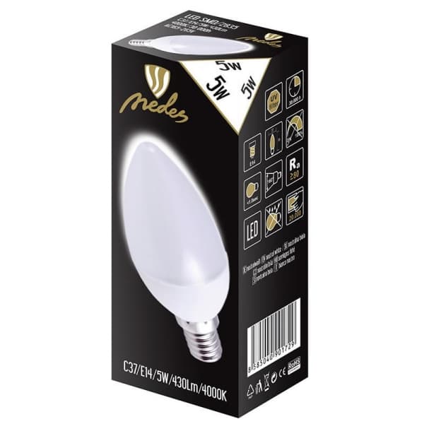 Nedes ZLS722 LED E14, 5W, denní bílá - náhled 3