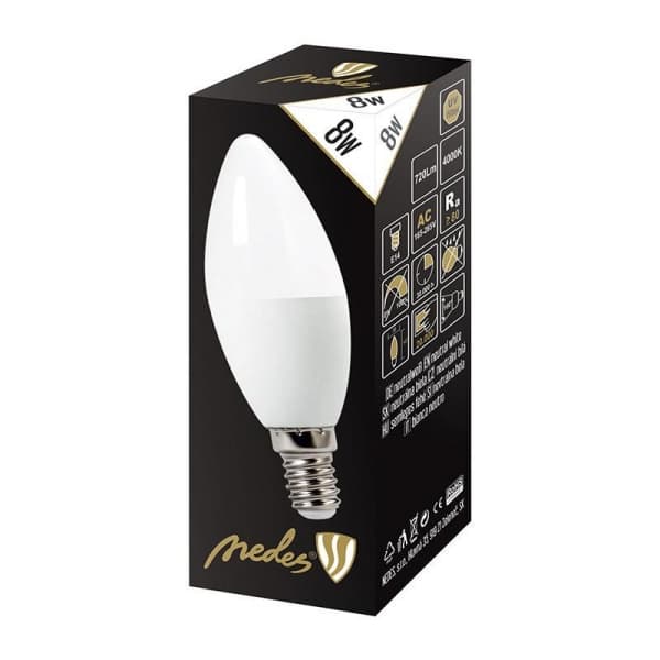 Nedes ZLS724 LED E14, G45, 8W, denní bílá - náhled 3