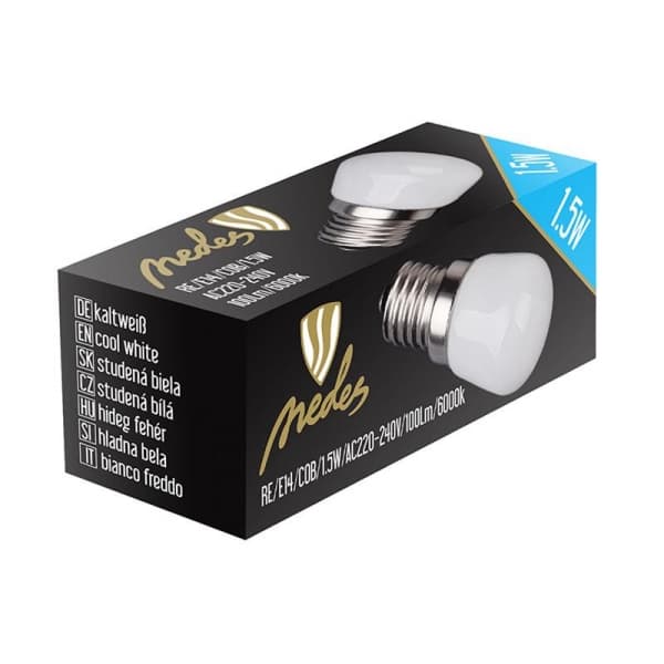 Nedes ZLS001 E14, 1,5W studená bílá, mini - náhled 2