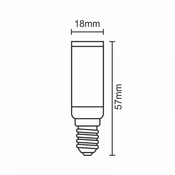 Nedes ZLS022C LED E14, 5W, denní bílá - náhled 2