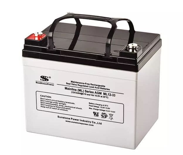 AGM akumulátor 12V/33Ah Sunstone Power ML12-33
