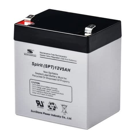 AGM akumulátor 12V/5Ah Sunstone Power SPT12-5
