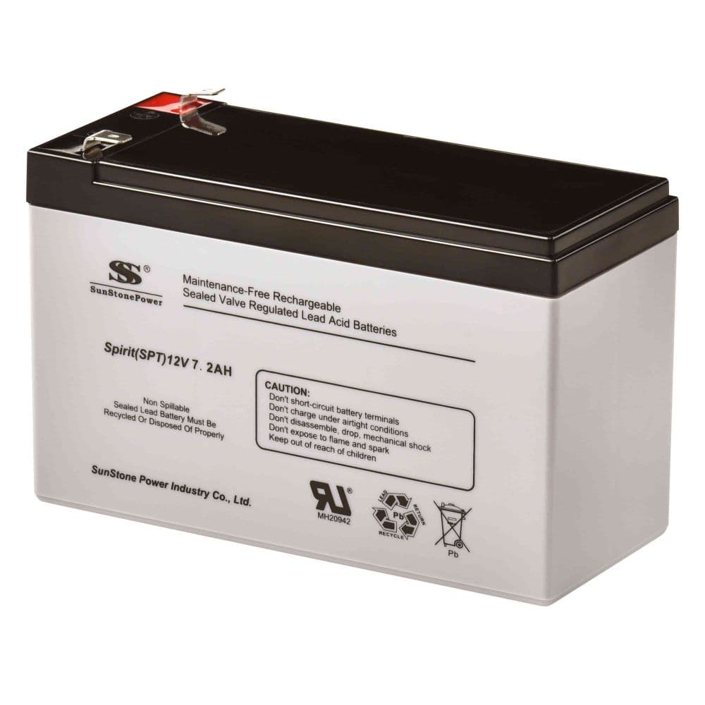 AGM akumulátor 12V/7,2Ah Sunstone Power SPT12-7.2