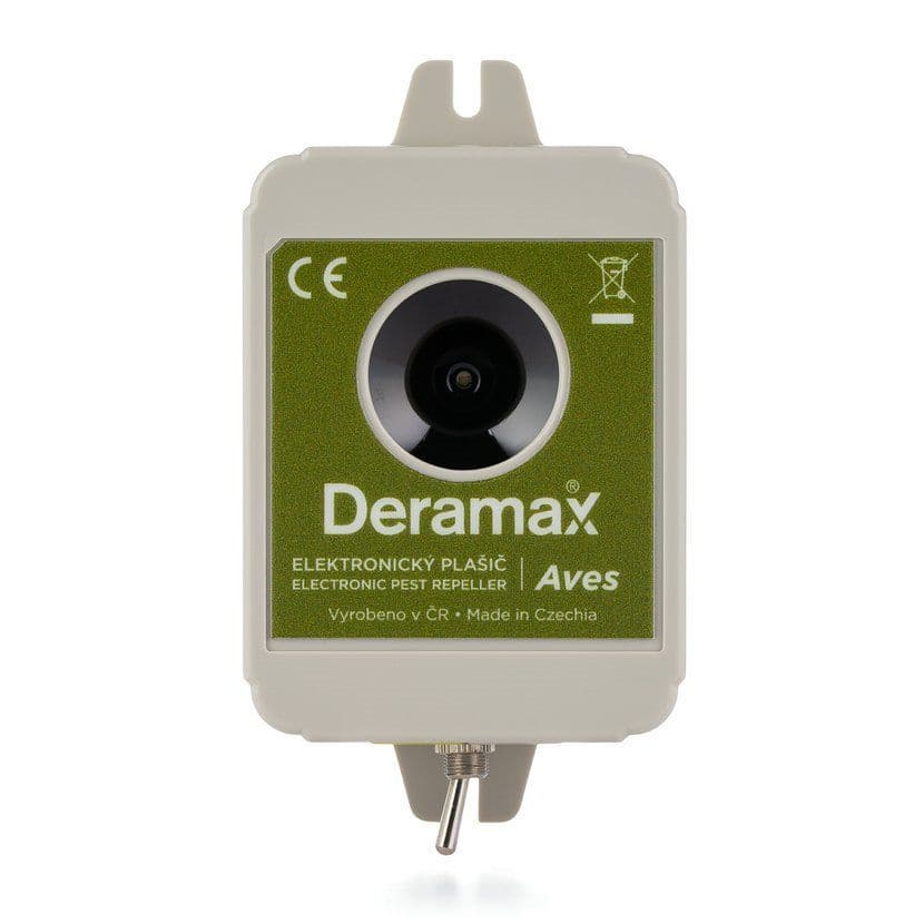 Deramax‐Aves ‐ Ultrazvukový odpuzovač‐plašič ptáků