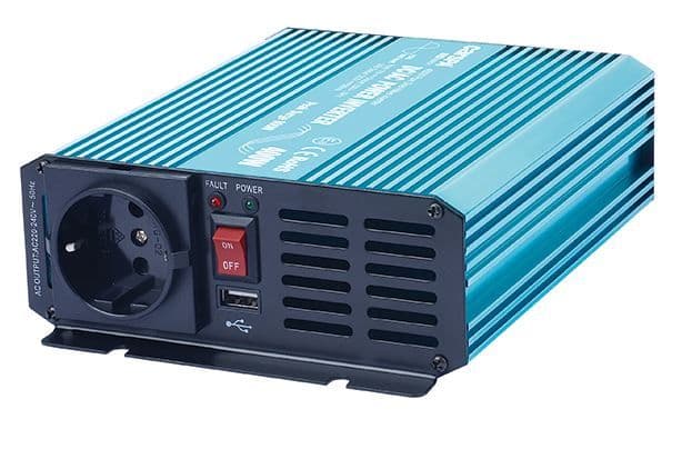 Měnič napětí Carspa P400U-122, 12V/230V+USB, 400W, čistá sinusovka