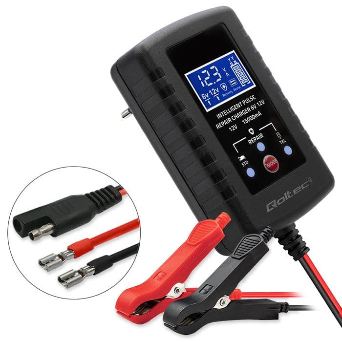 Nabíječka QOLTEC 52426 6V/2A, 12V/2A