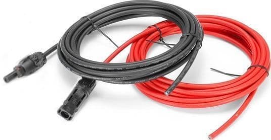 VSelektro Solární kabely H1Z2Z2-K s konektory MC4, 2×6mm