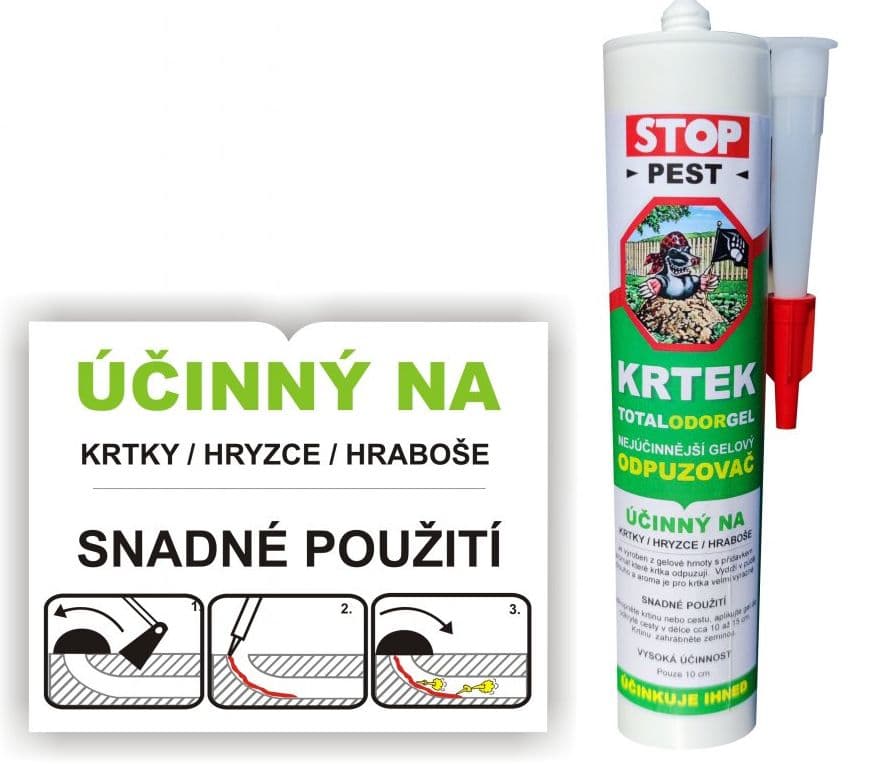 Pest Control Chemical Total Odor Gel KRTEK, 230g