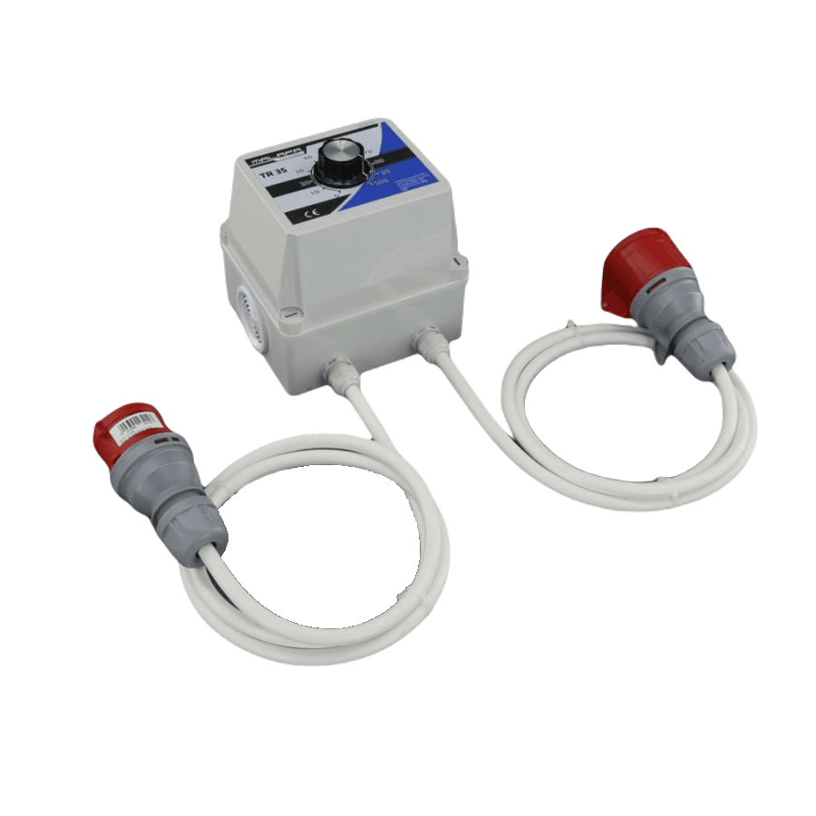MALAPA TR35 - plynulý regulátor napětí 3× 230/400 V, 3000 W (na plochu)