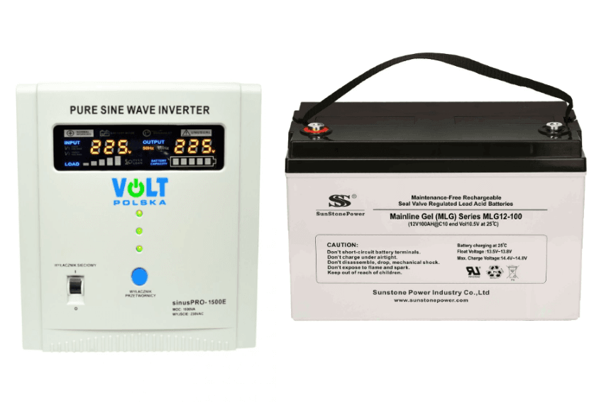 VSelektro Záložní zdroj 1050W, sinusPRO-1500E + AKU 100Ah