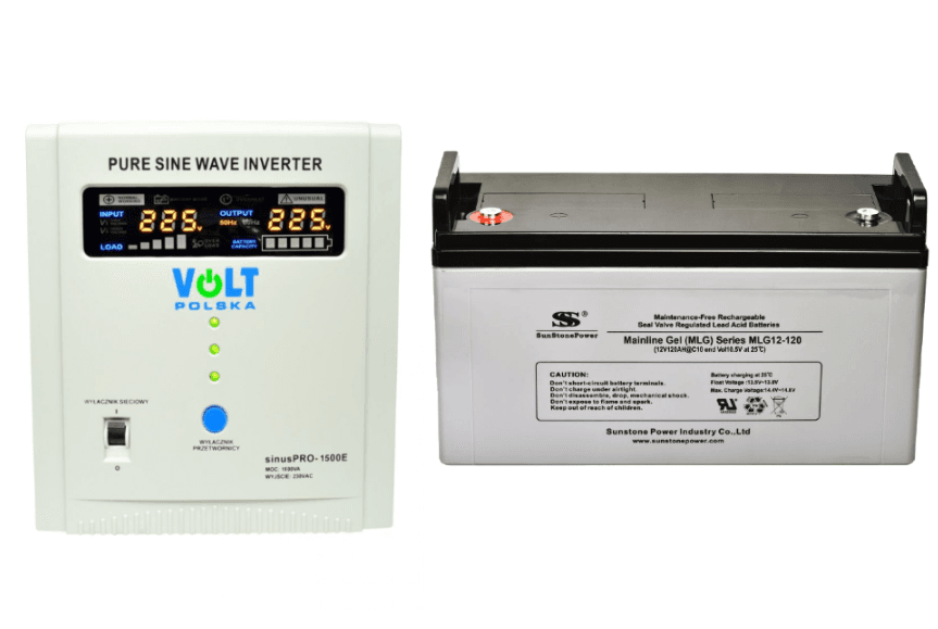 VSelektro Záložní zdroj 1050W, sinusPRO-1500E + AKU 120Ah