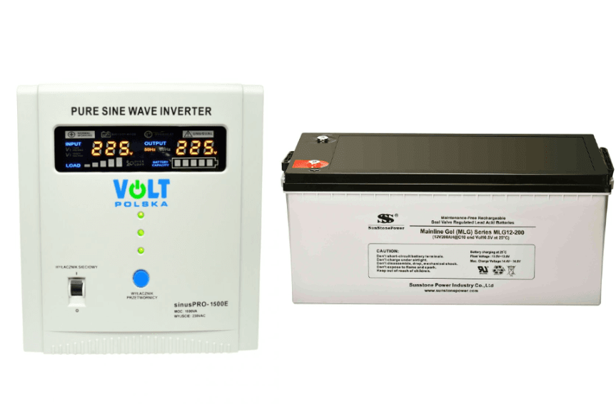 VSelektro Záložní zdroj 1050W, sinusPRO-1500E + AKU 200Ah