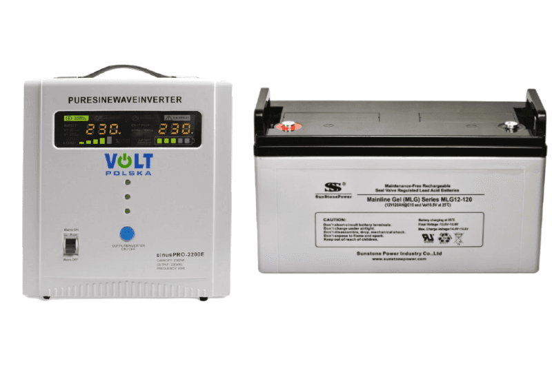 VSelektro Záložní zdroj 1600W, sinusPRO-2200E + AKU 120Ah
