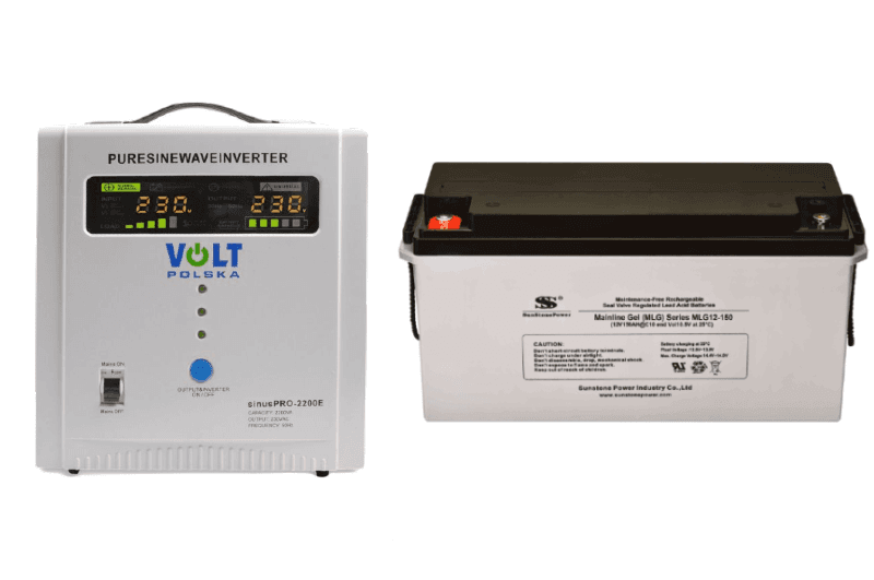 VSelektro Záložní zdroj 1600W, sinusPRO-2200E + AKU 150Ah