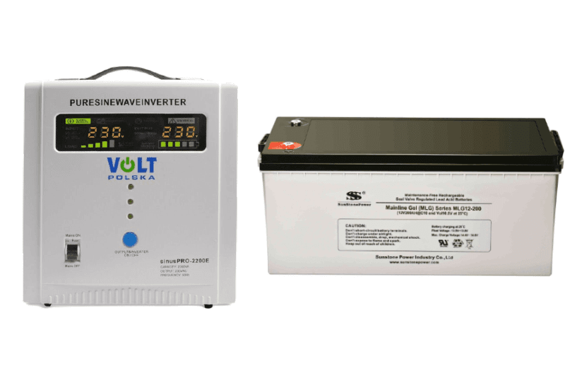 VSelektro Záložní zdroj 1600W, sinusPRO-2200E + AKU 200Ah