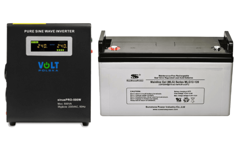 VSelektro Záložní zdroj 300W, sinusPRO-500W + AKU 120Ah