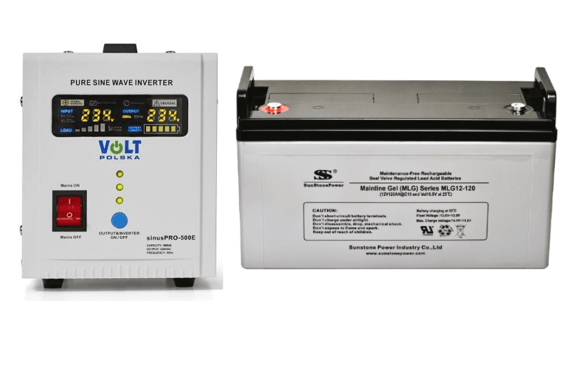 VSelektro Záložní zdroj 350W, sinusPRO-500E + AKU 120Ah