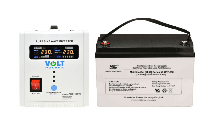 VSelektro Záložní zdroj 700W, sinusPRO-1000E + AKU 100Ah