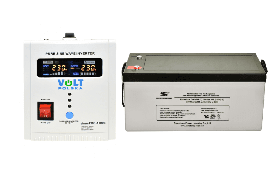 VSelektro Záložní zdroj 700W, sinusPRO-1000E + AKU 250Ah