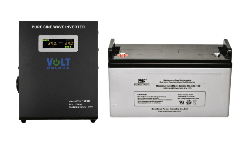 VOLT Záložní zdroj 700W, sinusPRO-1000W + AKU 120Ah
