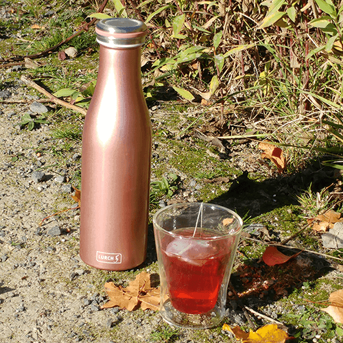 Lurch Trendy termo láhev 500 ml rose gold - náhled 3
