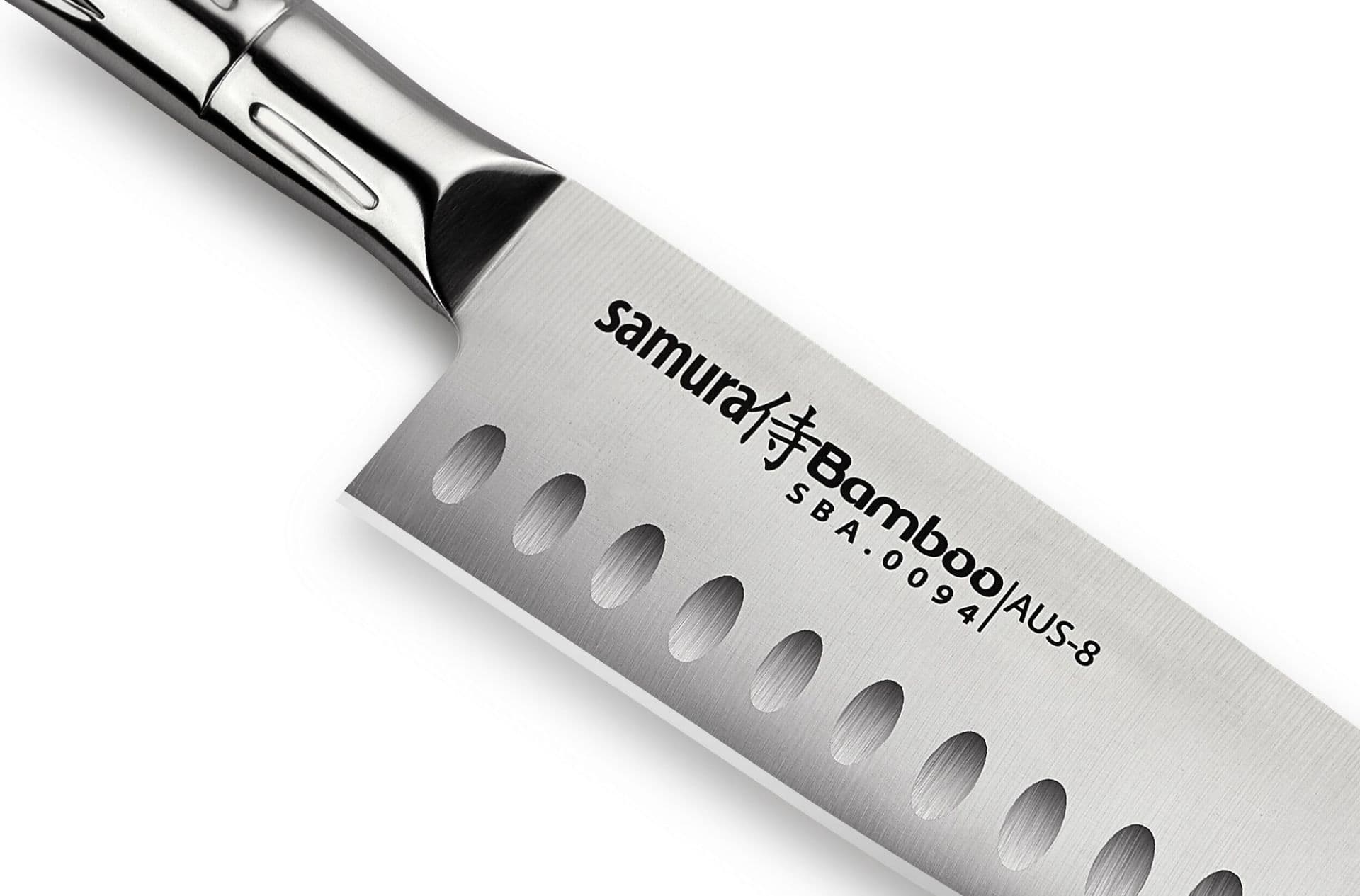Samura BAMBOO Nůž Santoku 16 cm - náhled 2