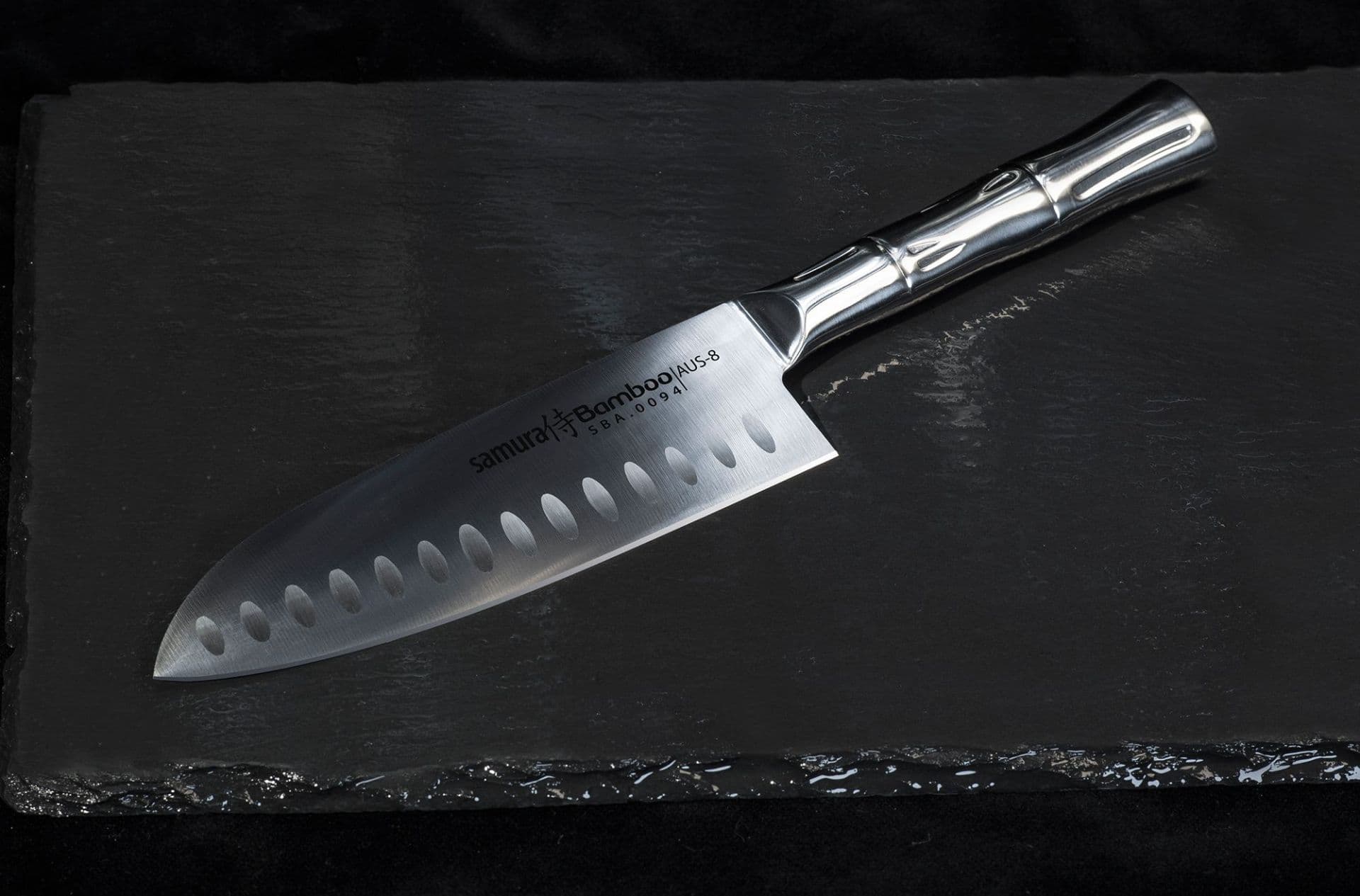 Samura BAMBOO Nůž Santoku 16 cm - náhled 3