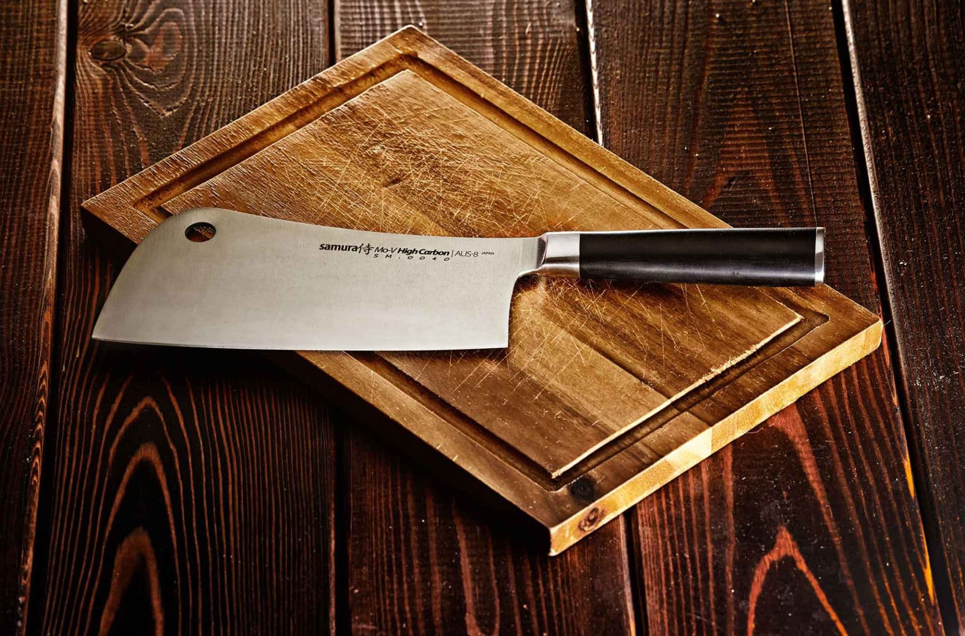 Samura MO-V SM-0040 Kuchyňský nůž - sekáček 18 cm - náhled 2