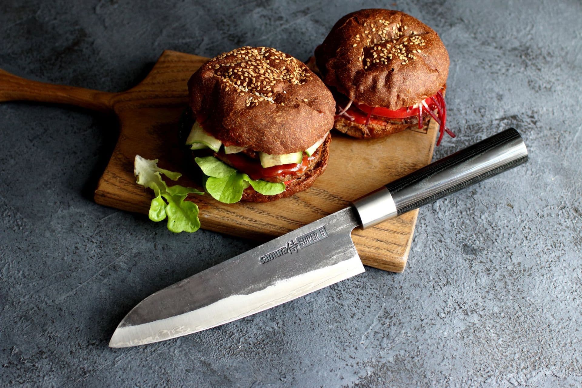 Samura SUPER 5 SP5-0095 Nůž Santoku 18 cm - náhled 3