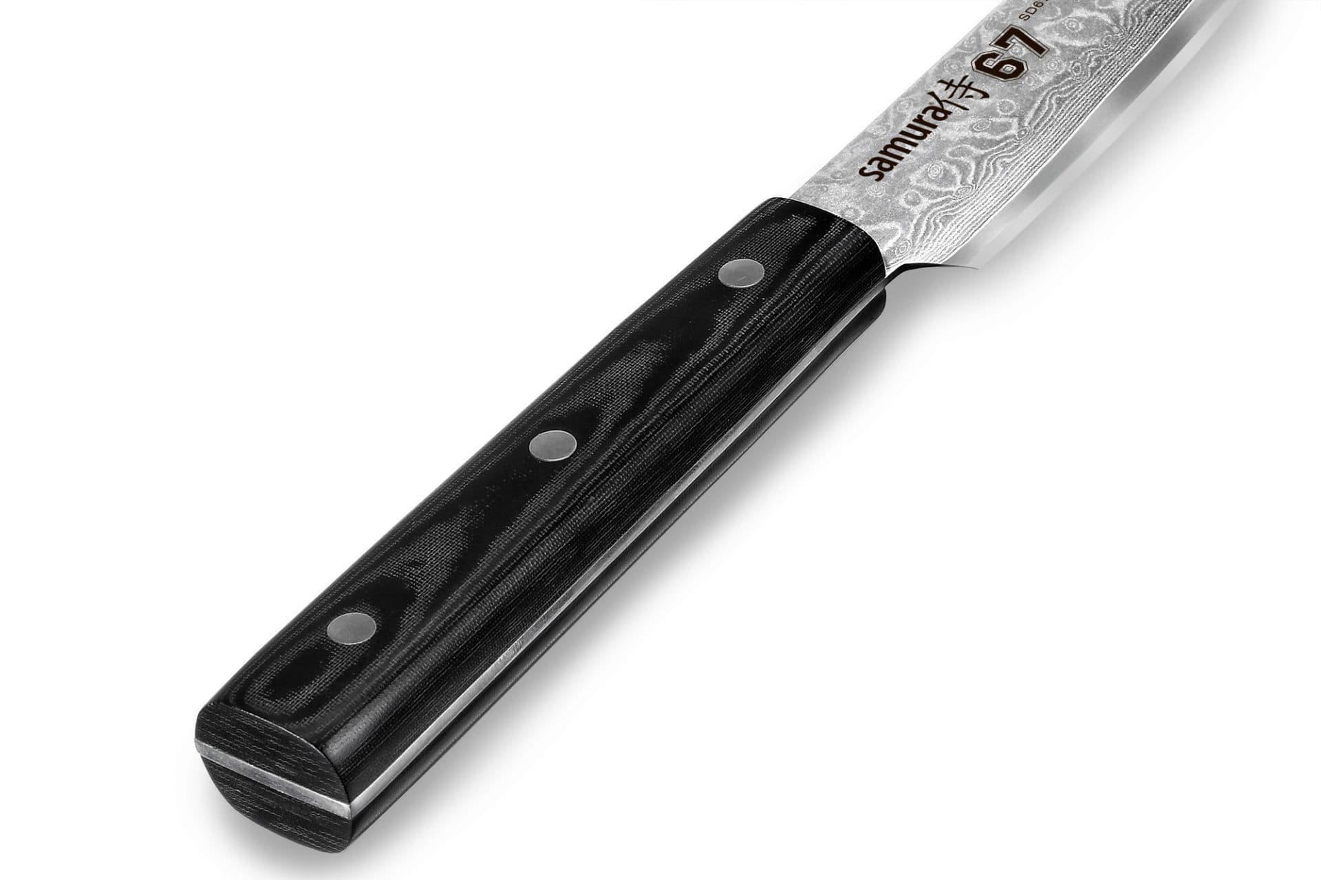 Samura DAMASCUS 67 SD67-0046MT Nářezový nůž TANTO 23 cm - náhled 3