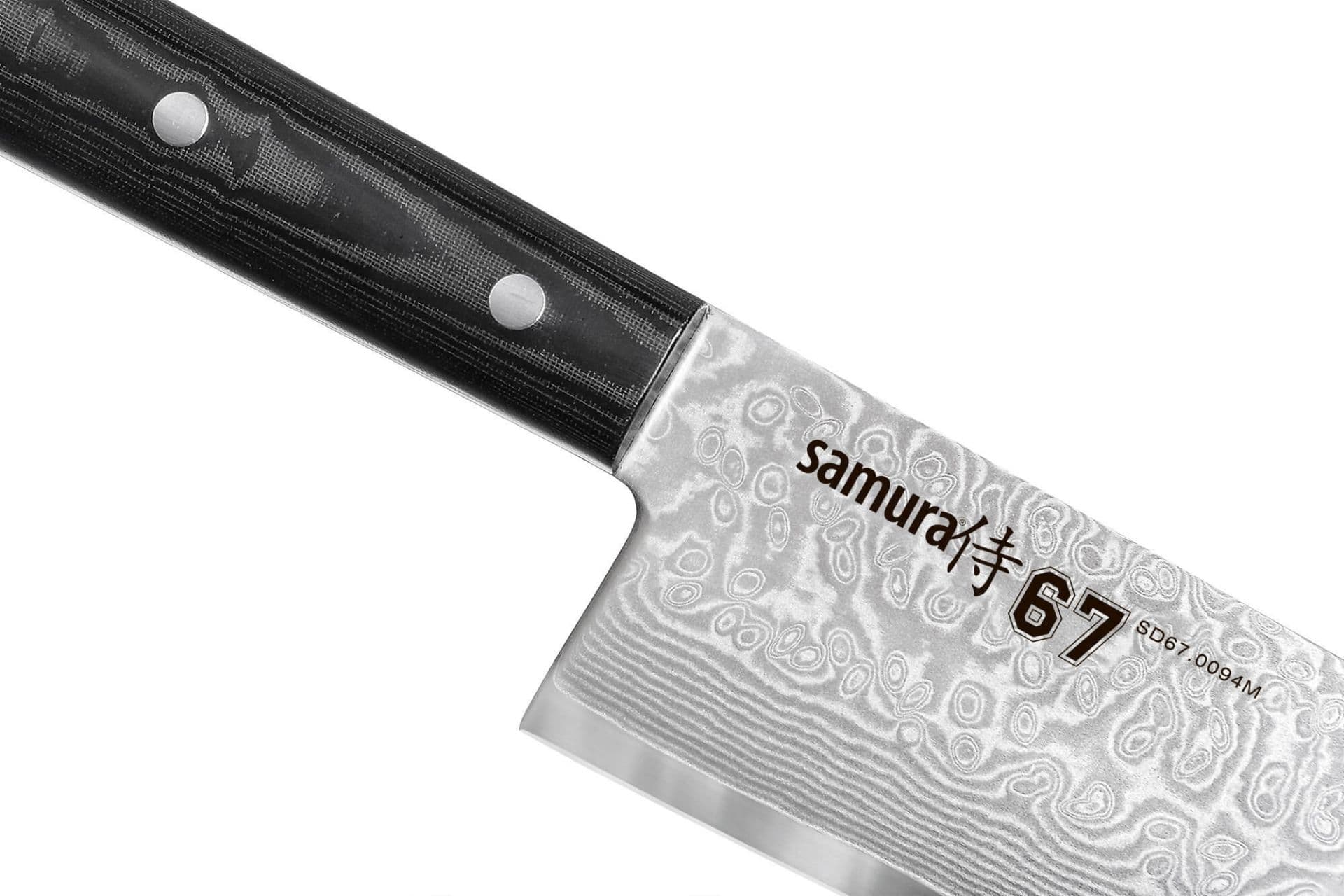 Samura DAMASCUS 67 Nůž Santoku 17,5 cm - náhled 2