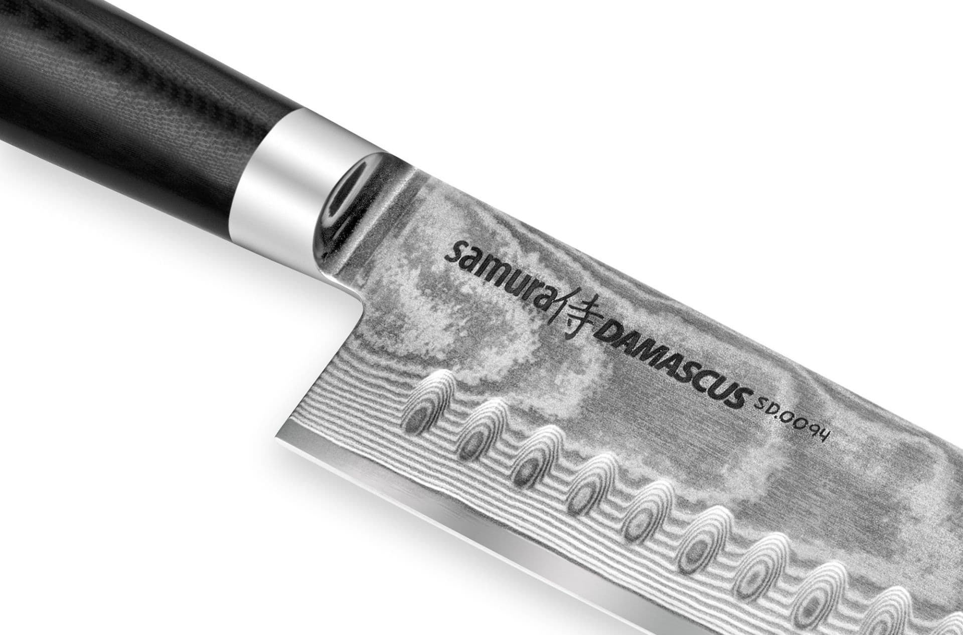 Samura DAMASCUS SD-0094 Nůž Santoku 17,5 cm - náhled 2