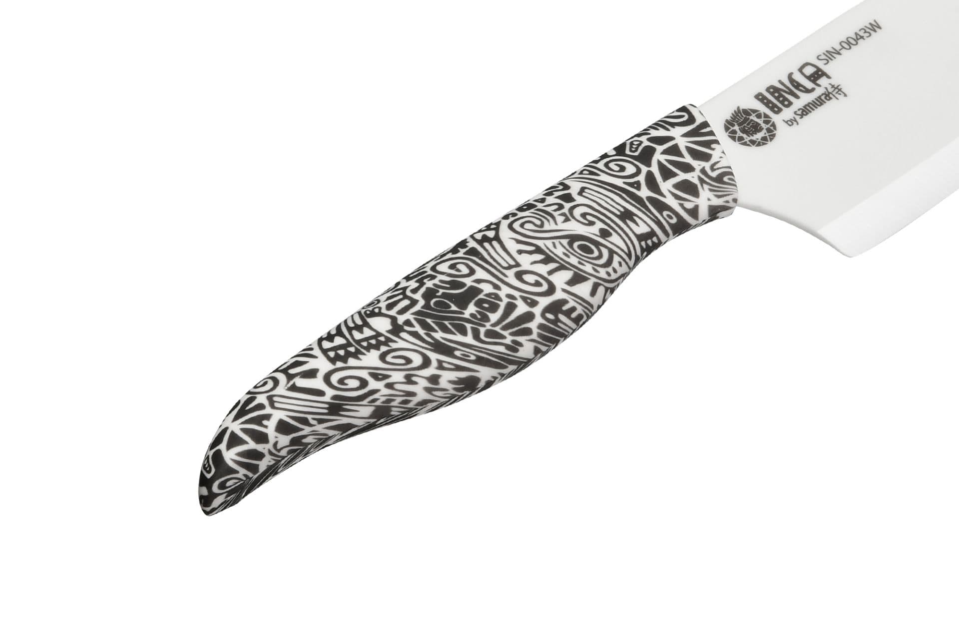 Samura INCA Nakiri keramický nůž s čepelí z bílé zirkonie 16,5 cm - náhled 4