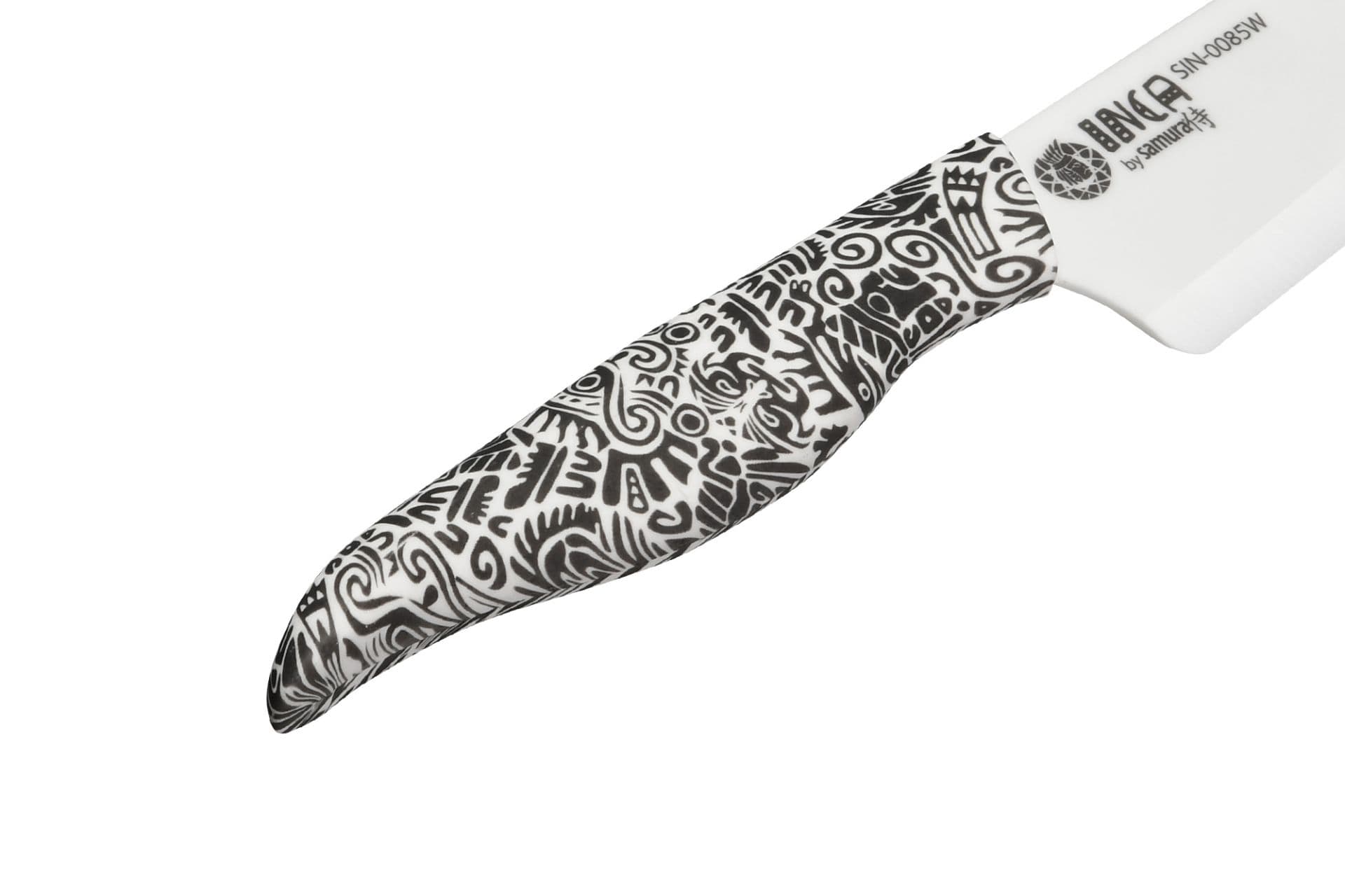 Samura INCA Šéfkuchařský keramický nůž 18,7 cm s čepelí z bílé zirkonie (SIN-0085W) - náhled 4