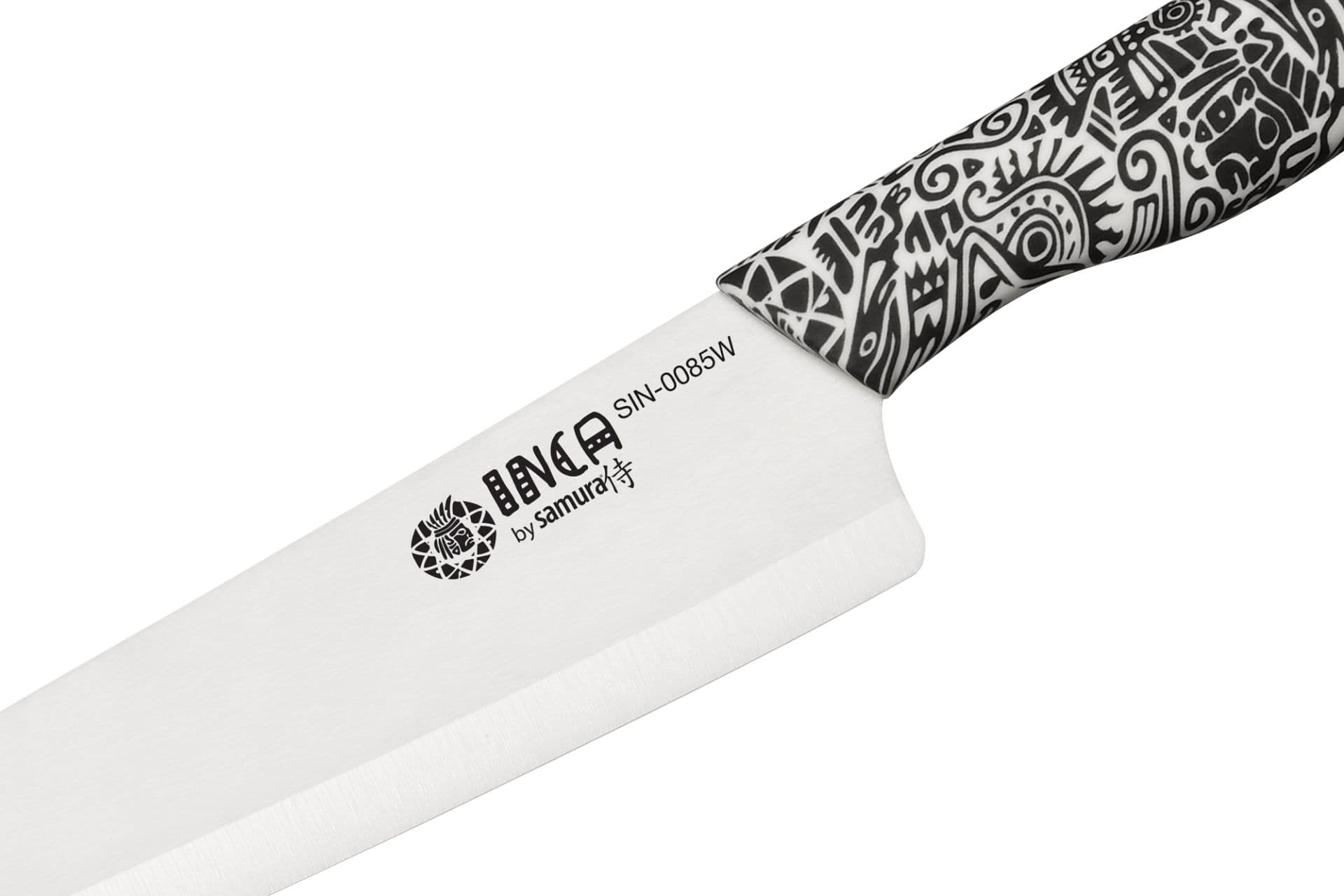 Samura INCA Šéfkuchařský keramický nůž 18,7 cm s čepelí z bílé zirkonie (SIN-0085W) - náhled 3