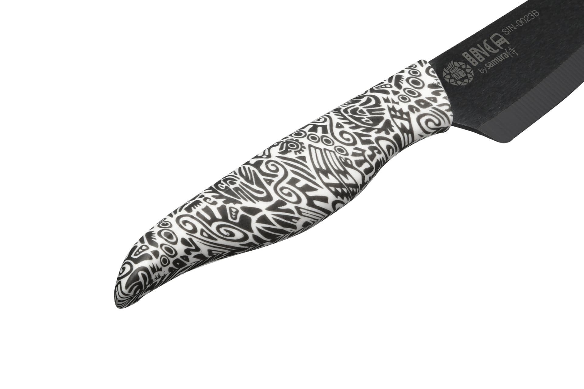 Samura INCA Univerzální keramický nůž 15,5 cm s čepelí z černé zirkonie - náhled 4