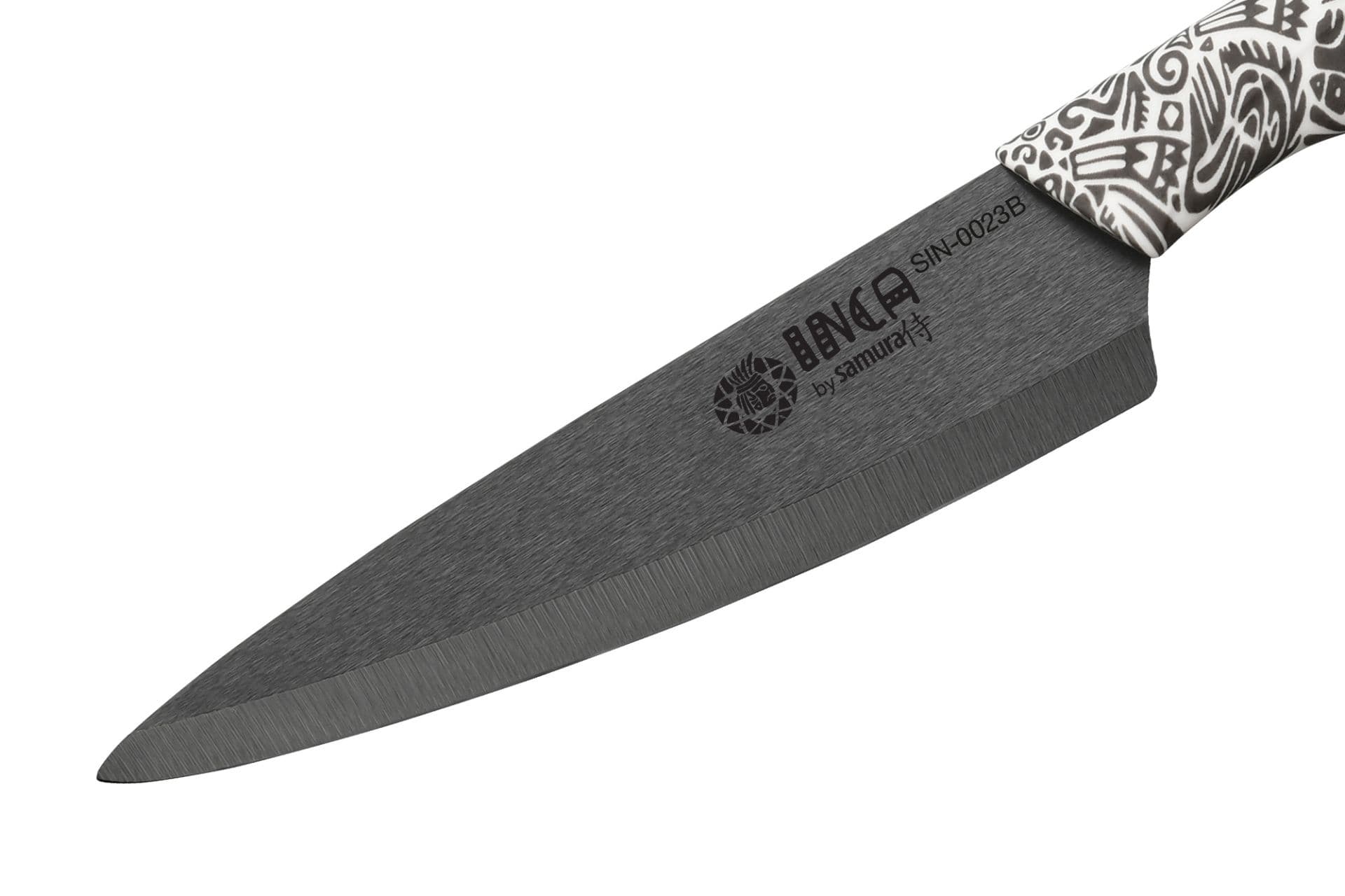 Samura INCA Univerzální keramický nůž 15,5 cm s čepelí z černé zirkonie - náhled 2