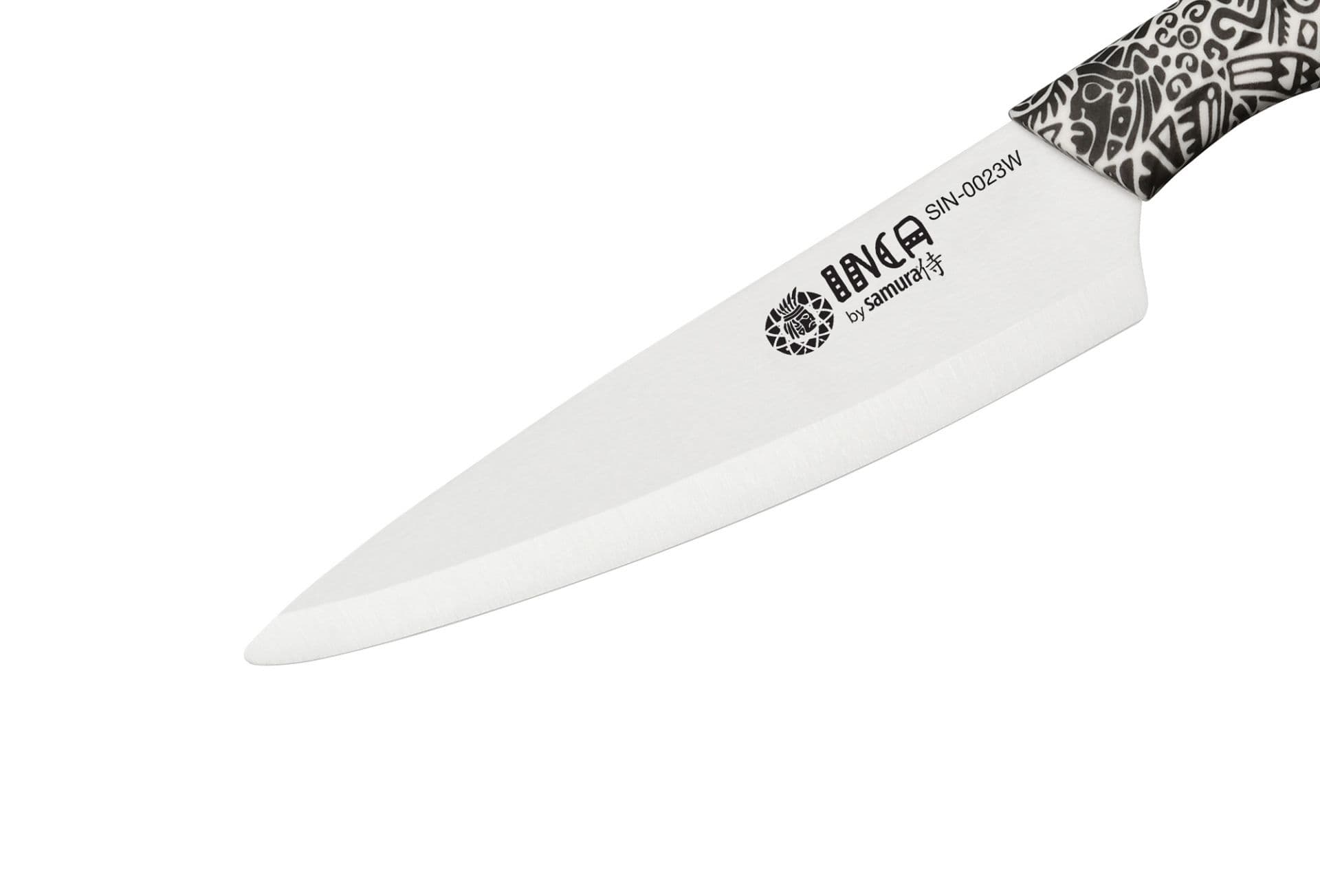 Samura INCA Univerzální keramický nůž 15,5 cm s čepelí z bílé zirkonie - náhled 2