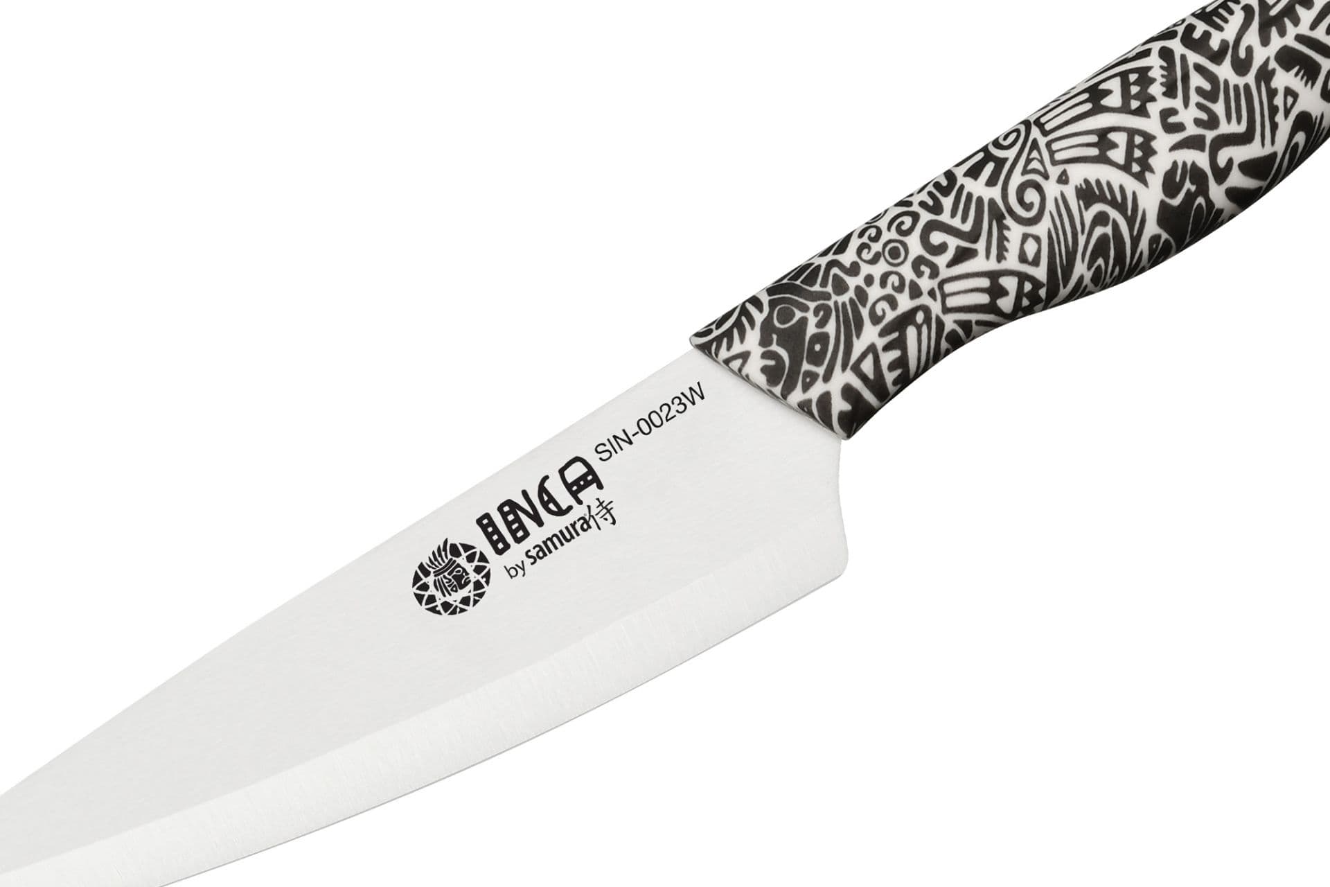 Samura INCA Univerzální keramický nůž 15,5 cm s čepelí z bílé zirkonie - náhled 3