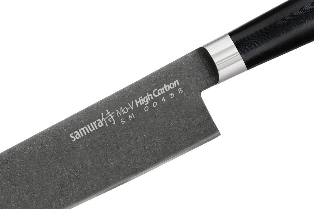 Samura MO-V Stonewash Nůž Nakiri 17 cm - náhled 4