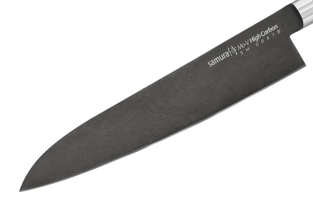 Samura MO-V Stonewash Šéfkuchařský nůž GRAND 24 cm - náhled 3