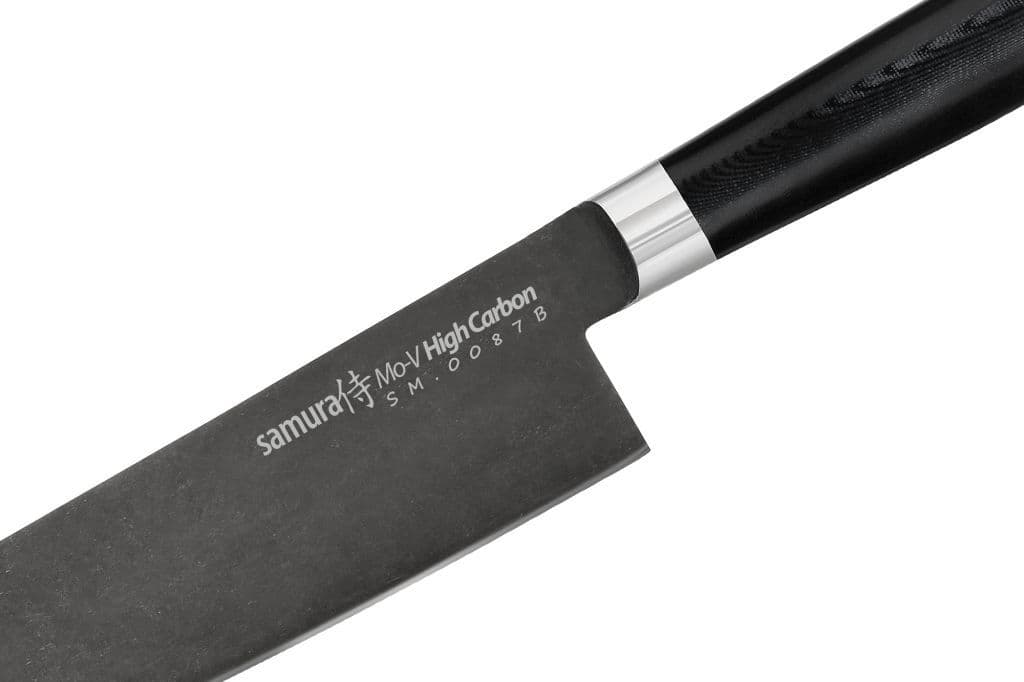 Samura MO-V Stonewash Šéfkuchařský nůž GRAND 24 cm - náhled 4