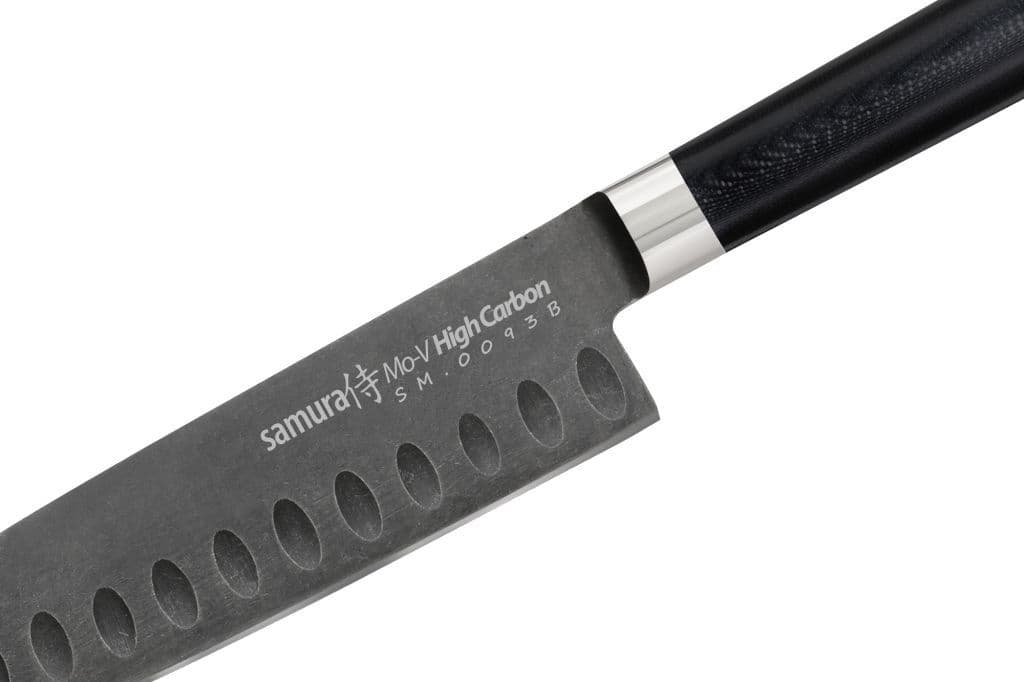 Samura MO-V Stonewash Nůž Santoku 14 cm - náhled 4