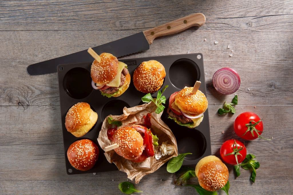 Lurch - Flexiform - silikonová forma na mini burgery 6cm - náhled 3