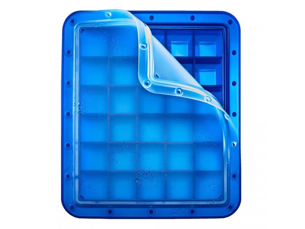 Lurch - Forma na led s průhledným víkem modrá - kostka 3x3cm 00240755