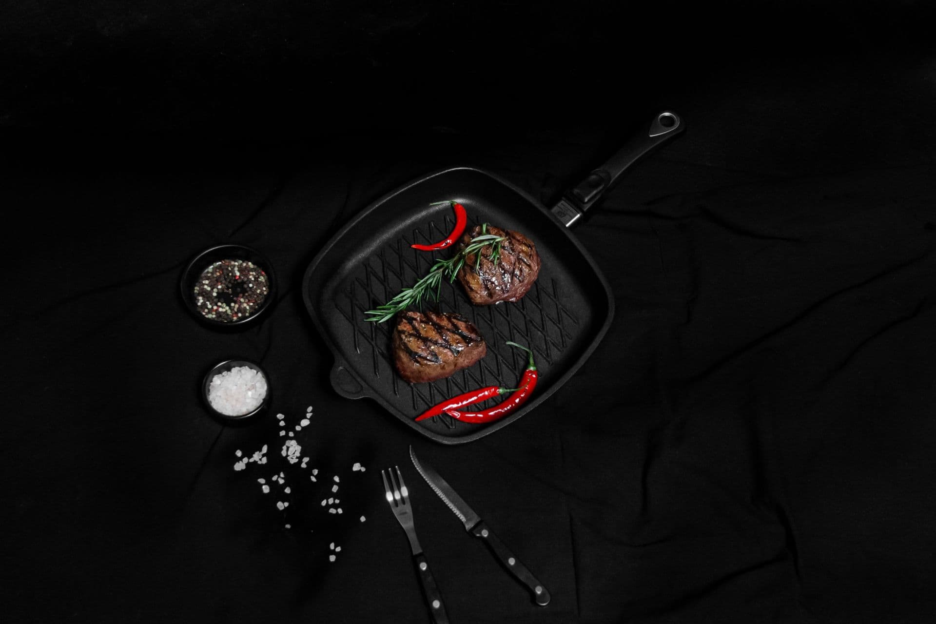 Grilovací hranatá pánev 28x28 cm ATM 285BBQ - náhled 5